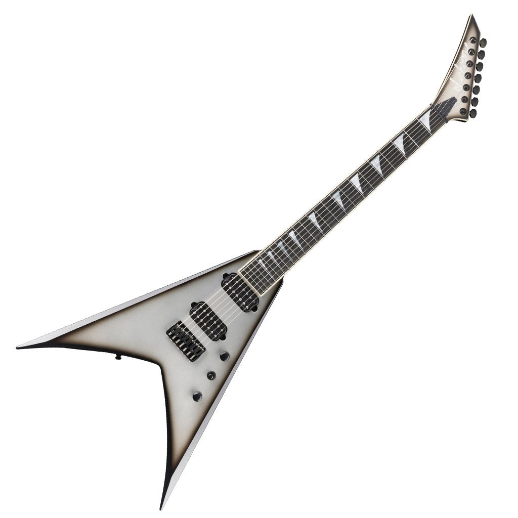 Jackson Custom Shop USA Special Edition King V 7 String Silverburst Electric Guitars Sky Music