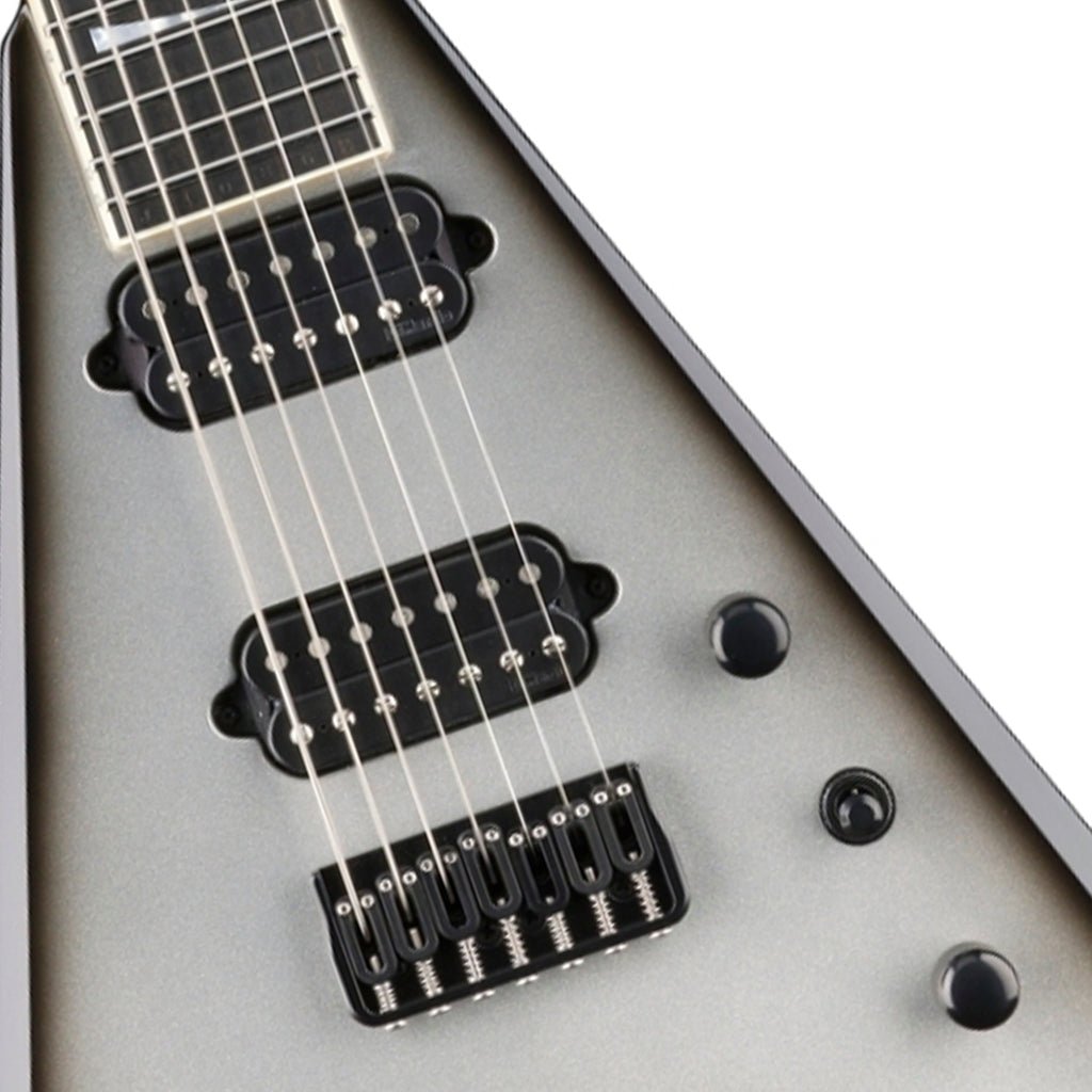 Jackson Custom Shop USA Special Edition King V 7 String Silverburst Electric Guitars Sky Music
