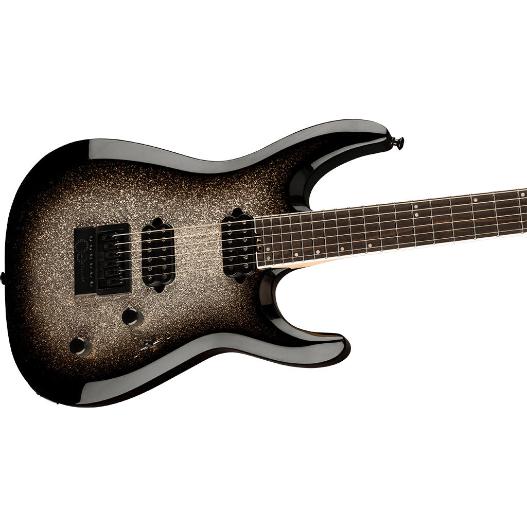 Jackson Pro Plus Series DK Modern EVTN6, Ebony Fingerboard, Silver Sparkle