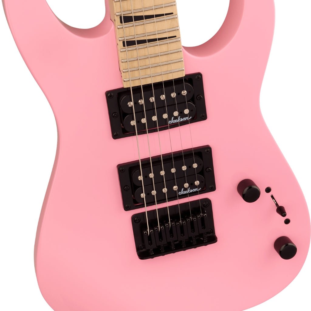 Jackson Dinky Minion JS1XM Electric Guitar - Bubblegum Pink, Maple Fingerboard Electric Guitars Sky Music