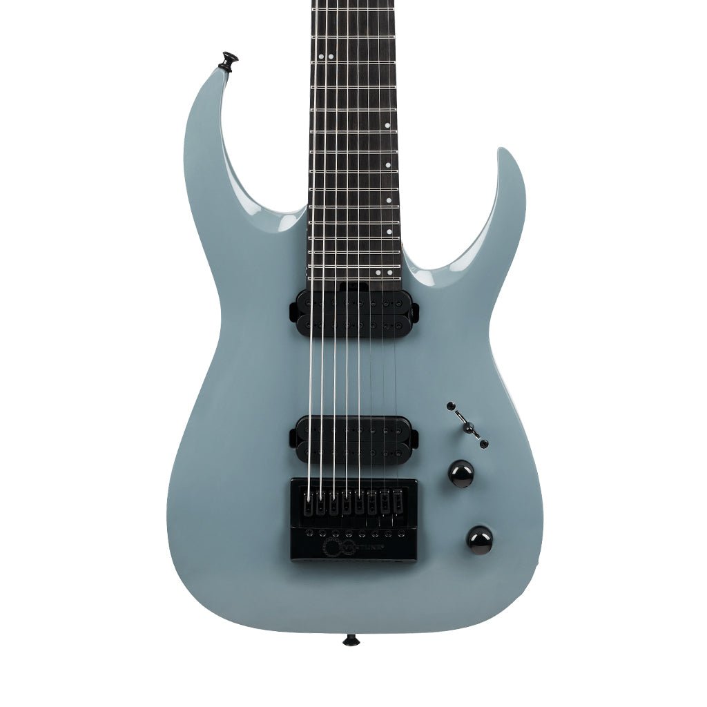Jackson ET8 Pro Plus Series Signature Misha Mansoor Juggernaut 8-String Electric Guitar - Nardo Gray Electric Guitars Sky Music