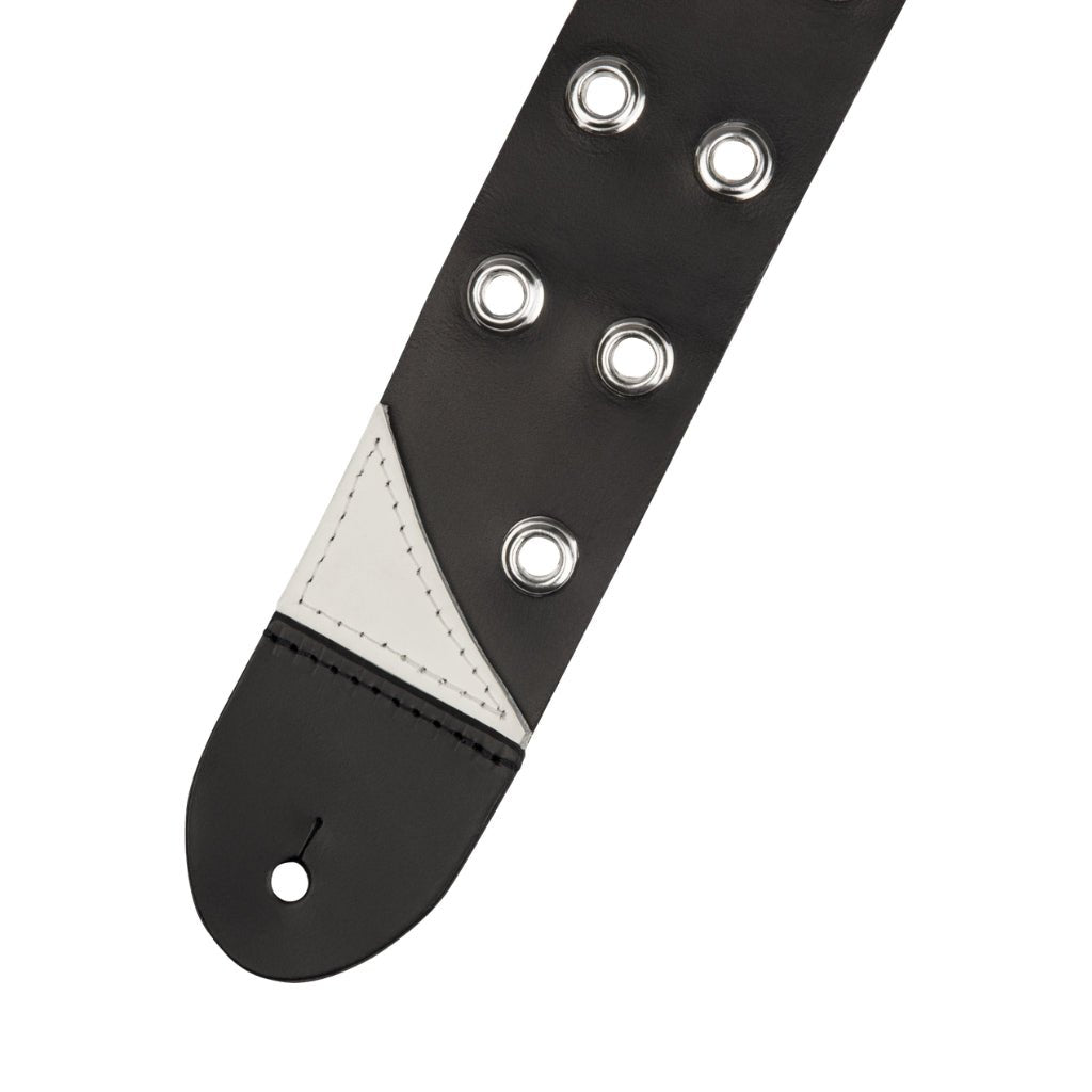 Jackson Grommet Leather Strap - Black Guitar Straps Sky Music