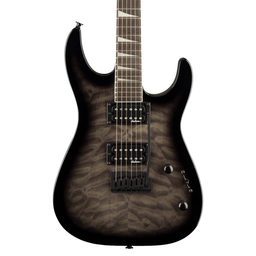 Jackson JS Series Dinky JS20 DKQ 2PT in Transparent Black Burst Electric Guitars Sky Music