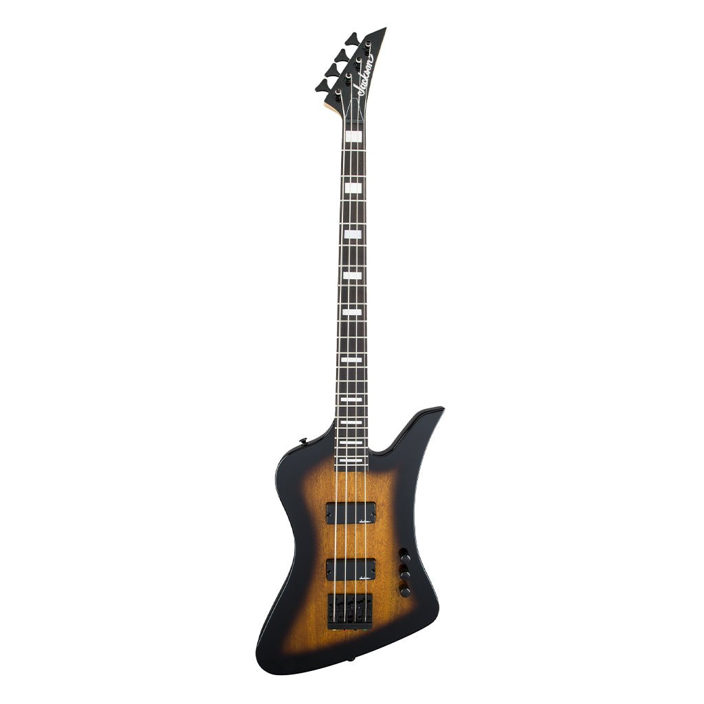Jackson JS Series Kelly Bird IV JS2 Bass Guitar - Tobacco Burst, Amaranth Fingerboard Bass Guitars Sky Music