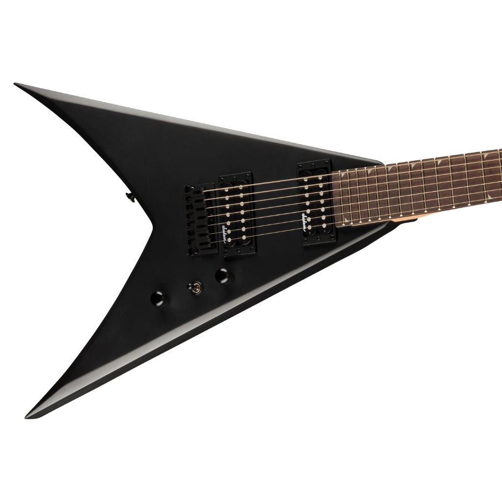 Jackson JS Series King V JS22-7 KV HT in Satin Black Electric Guitars Sky Music