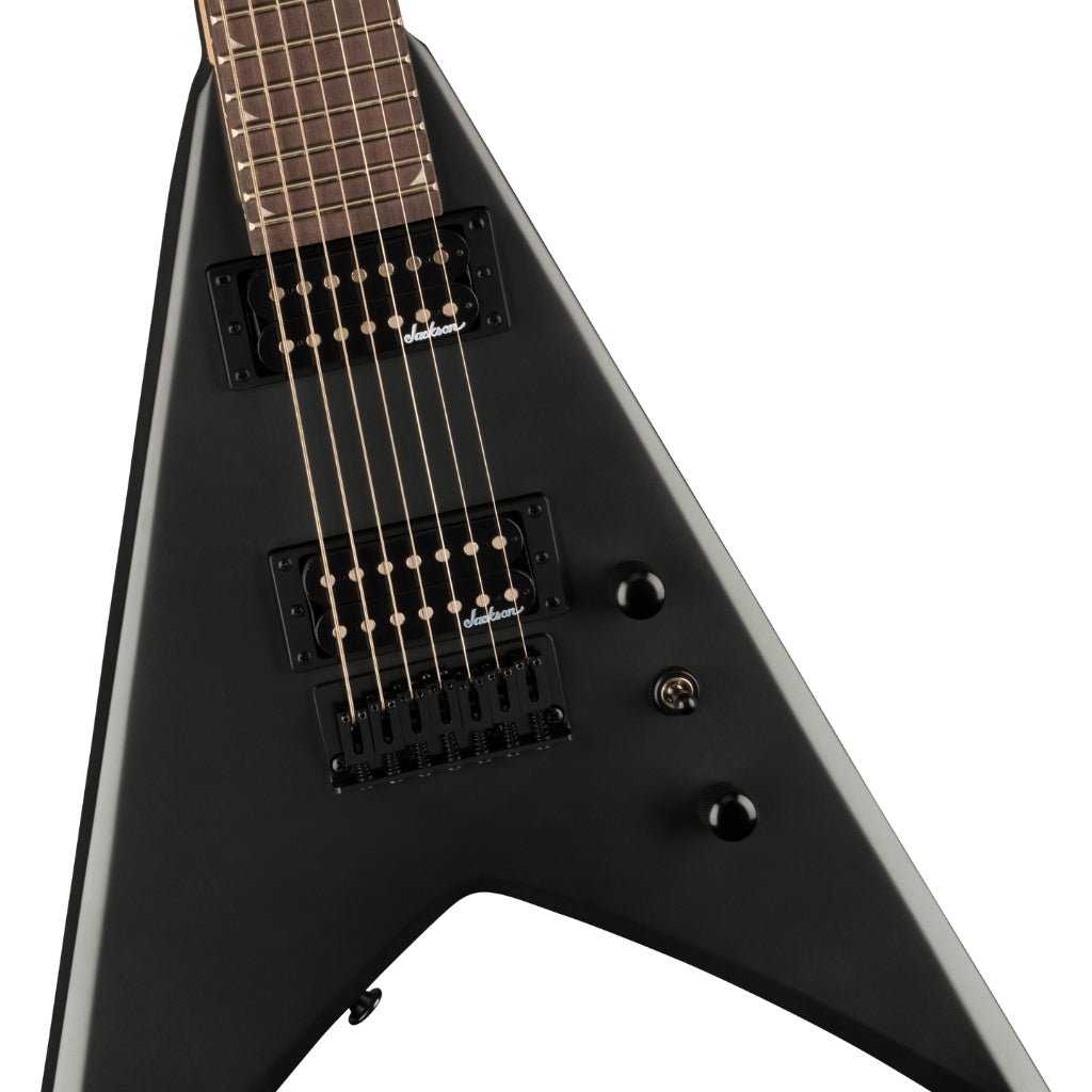 Jackson JS Series King V JS22-7 KV HT in Satin Black Electric Guitars Sky Music