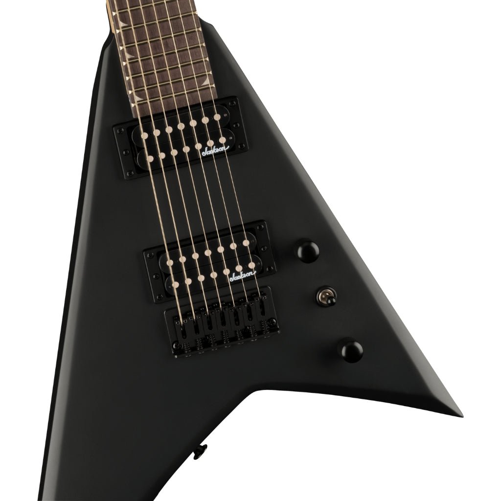 Jackson JS Series Rhoads JS22-7 RR HT in Satin Black Electric Guitars Sky Music