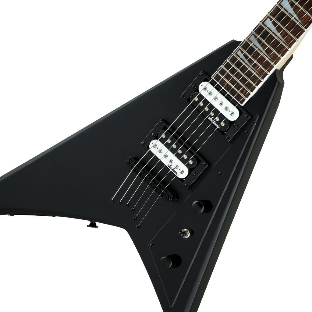 Jackson JS Series Rhoads JS32T Electric Guitar - Satin Black, Amaranth Fingerboard Electric Guitars Sky Music