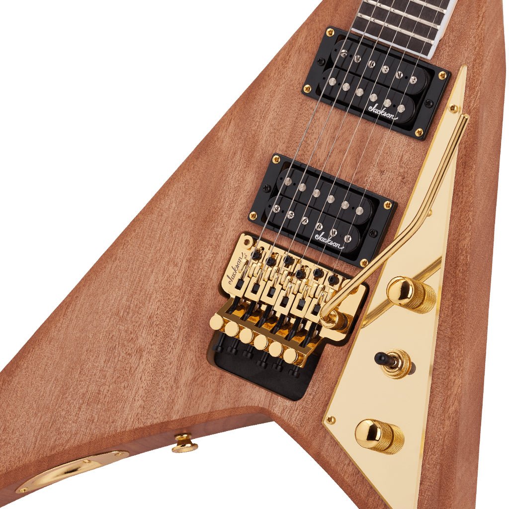 Jackson JS Series Rhoads MAH JS32 Electric Guitar - Natural, Amaranth Fingerboard Electric Guitars Sky Music