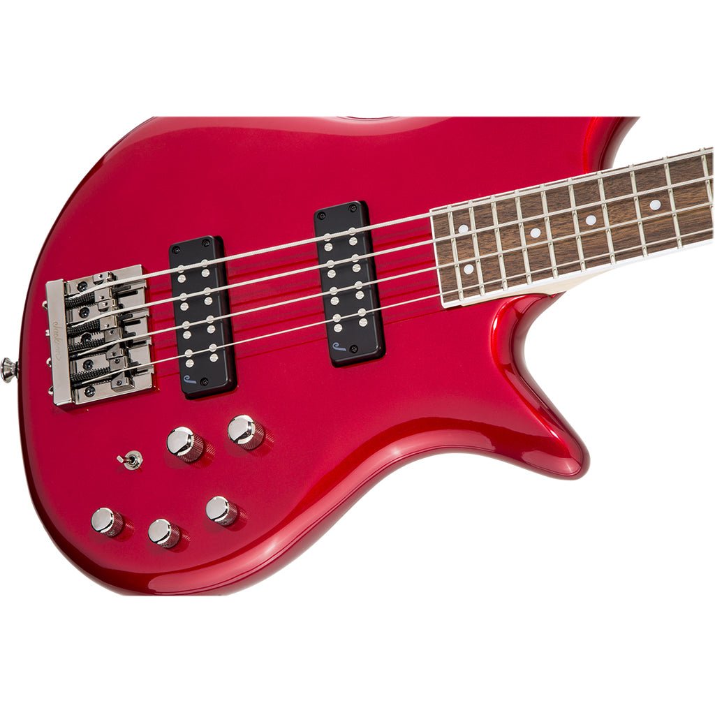 Jackson JS Series Spectra JS3 Bass Guitar - Metallic Red, Laurel Fingerboard Bass Guitars Sky Music