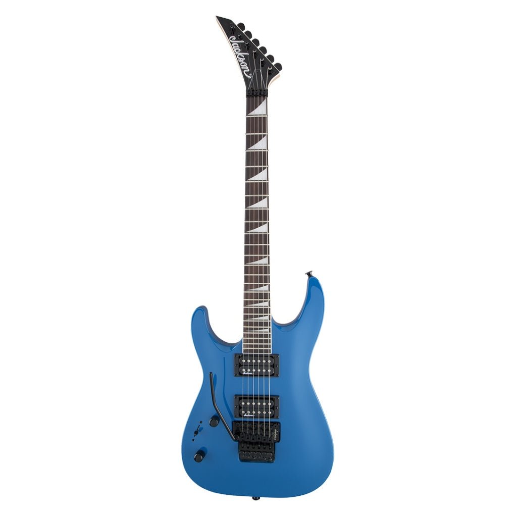 Jackson JS32L Dinky DKA Left Handed Electric Guitar - Bright Blue, Amaranth Fretboard Electric Guitars Sky Music