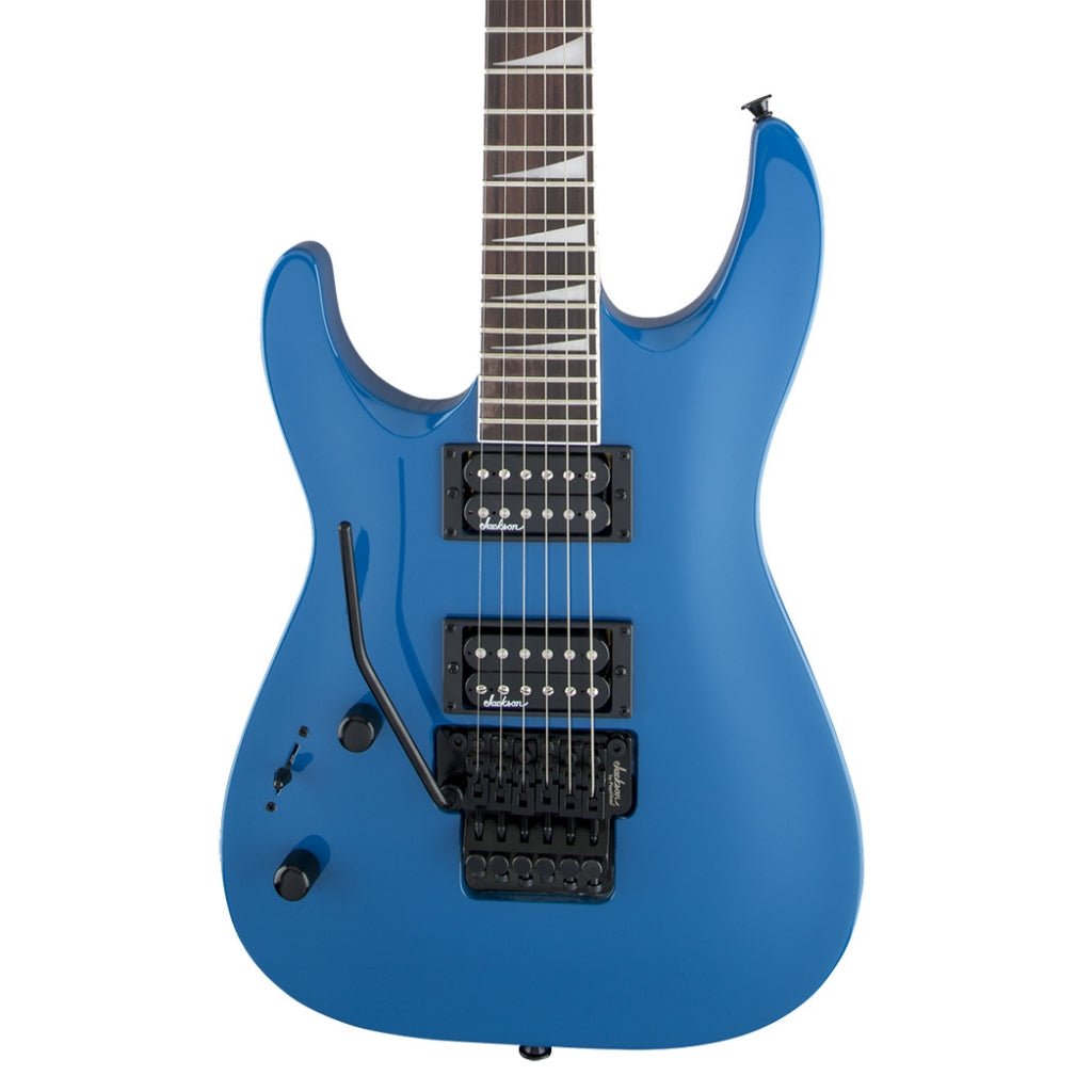 Jackson JS32L Dinky DKA Left Handed Electric Guitar - Bright Blue, Amaranth Fretboard Electric Guitars Sky Music