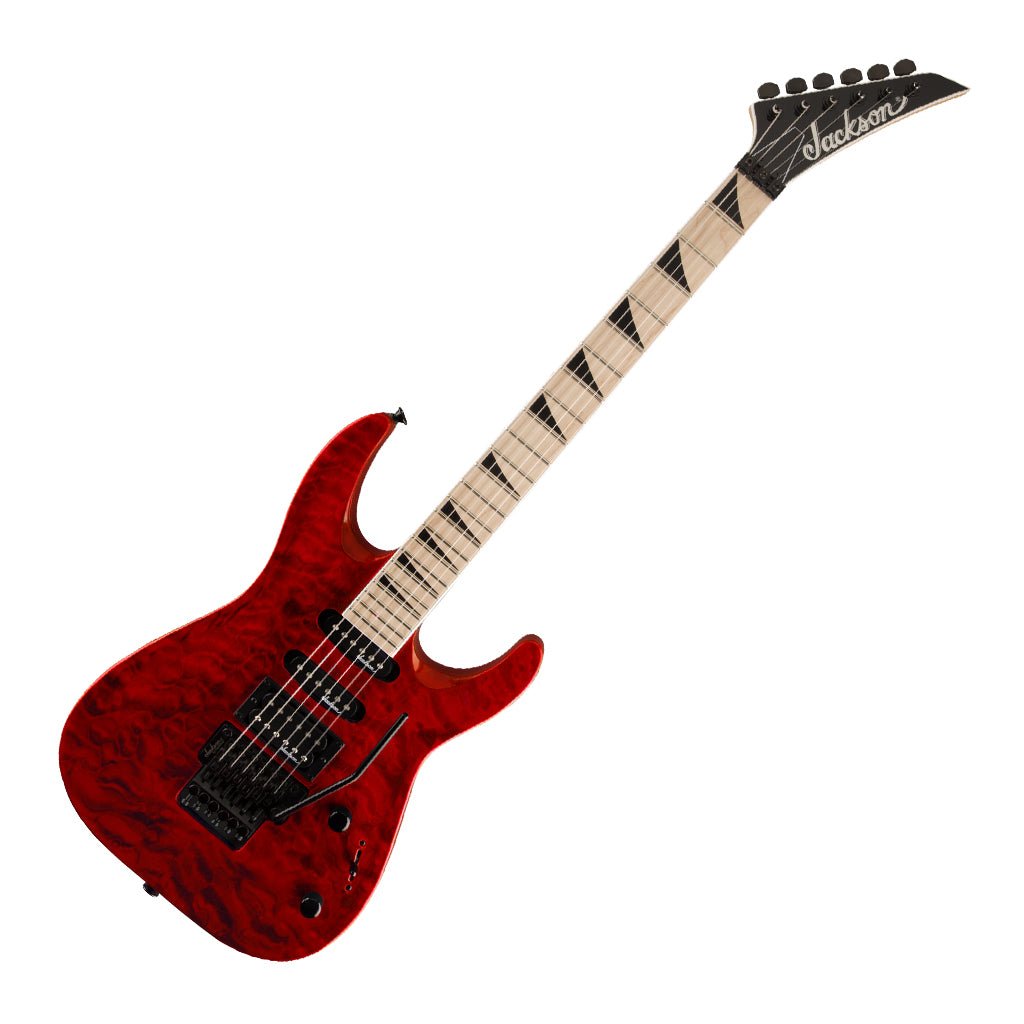 Jackson JS34Q Dinky DKA Transparent Red Electric Guitars Sky Music