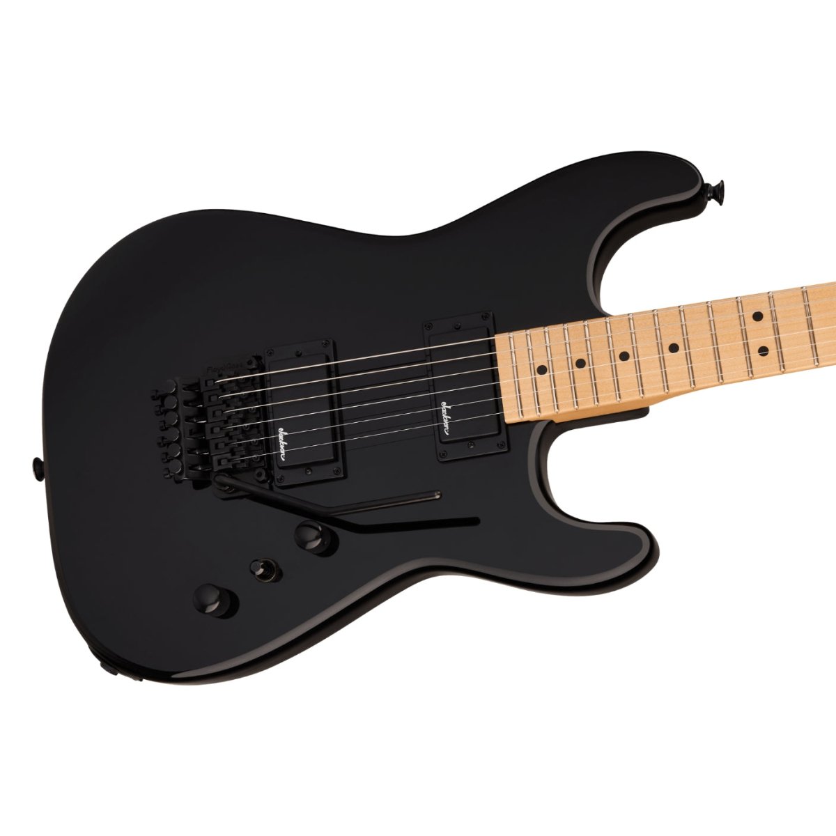 Jackson Pro Origins 1985 San Dimas SD1 HH FR Electric Guitar - Gloss Black, Maple Fingerboard Electric Guitars Sky Music