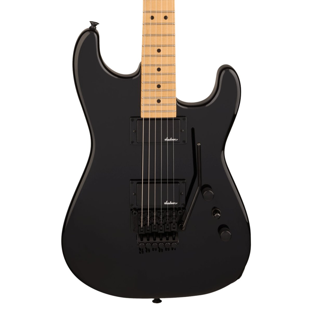 Jackson Pro Origins 1985 San Dimas SD1 HH FR Electric Guitar - Gloss Black, Maple Fingerboard Electric Guitars Sky Music