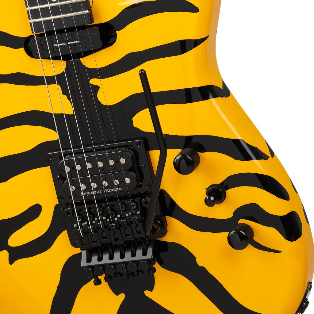 Jackson Pro Origins 1985 San Dimas SD1 HH FR Limited Edition Electric Guitar - Yellow Bengal Electric Guitars Sky Music