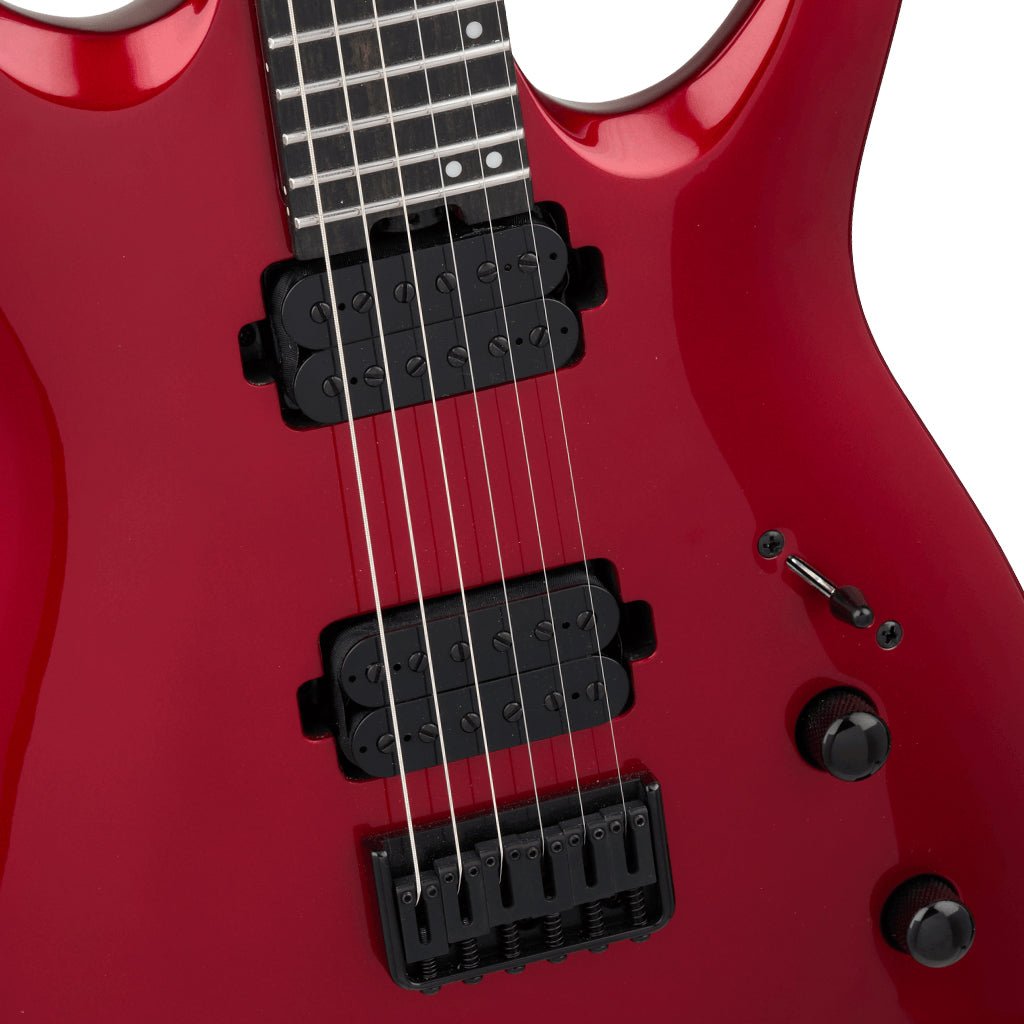 Jackson Pro Series Misha Mansoor Juggernaut HT6 Electric Guitar Ebony Fingerboard Red Crystal Electric Guitars Sky Music