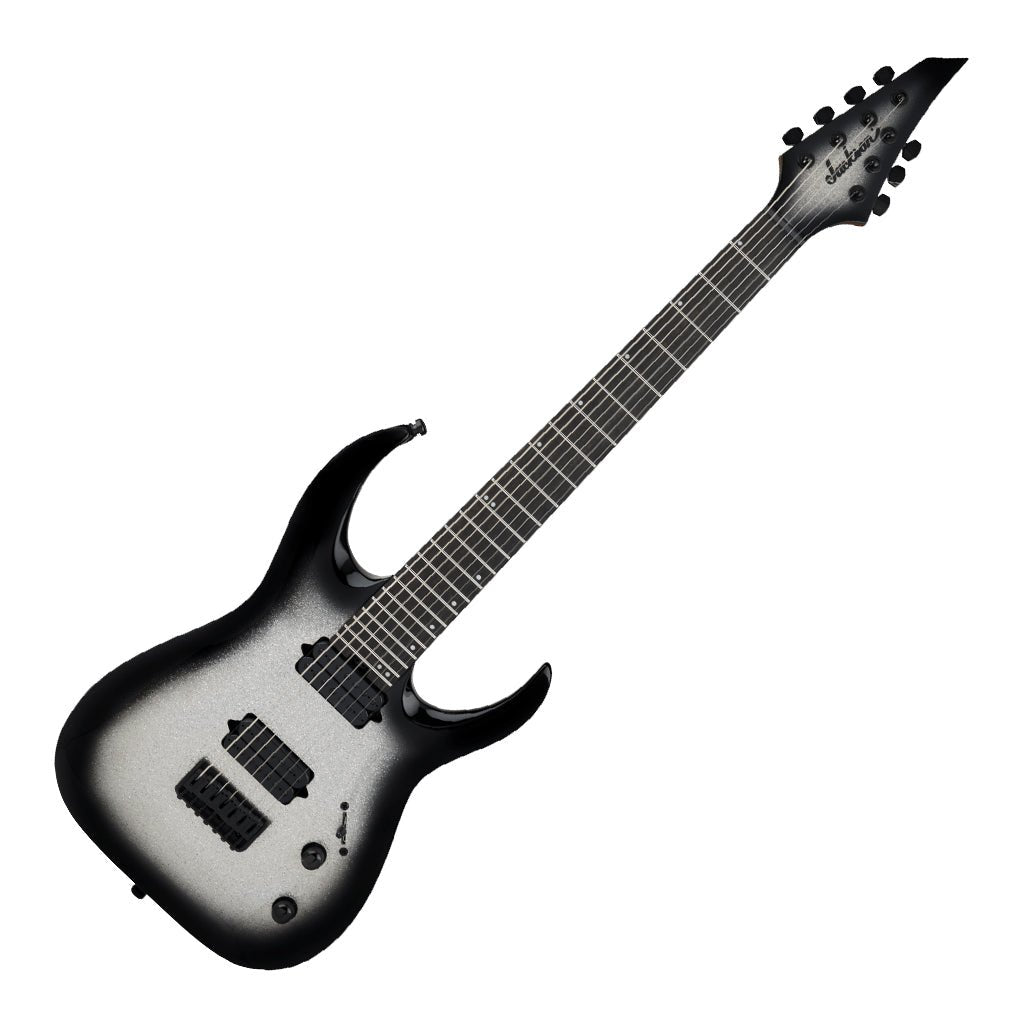 Jackson Pro Series Misha Mansoor Juggernaut HT7 Electric Guitar Ebony Fingerboard Silverburst Sparkle Electric Guitars Sky Music