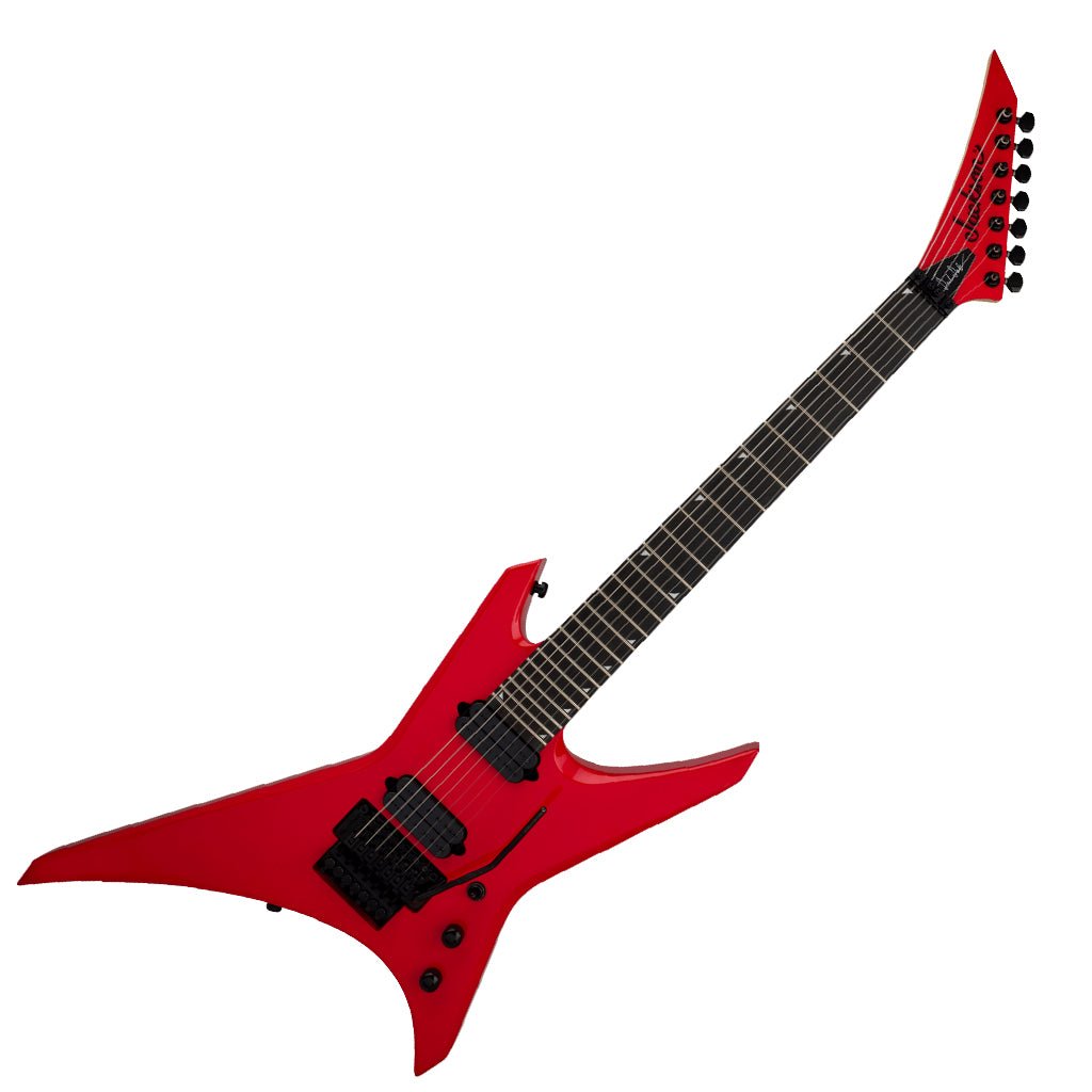Jackson Pro Series Signature Dave Davidson Warrior WR7 Electric Guitar Ebony Fingerboard Ferrari Red Electric Guitars Sky Music