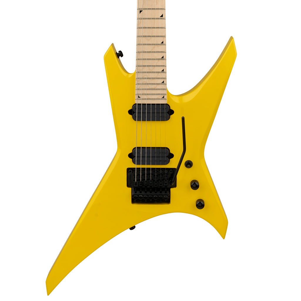 Jackson Pro Series Signature Dave Davidson Warrior WR7 Electric Guitar Maple Fingerboard Ferrari Yellow Electric Guitars Sky Music
