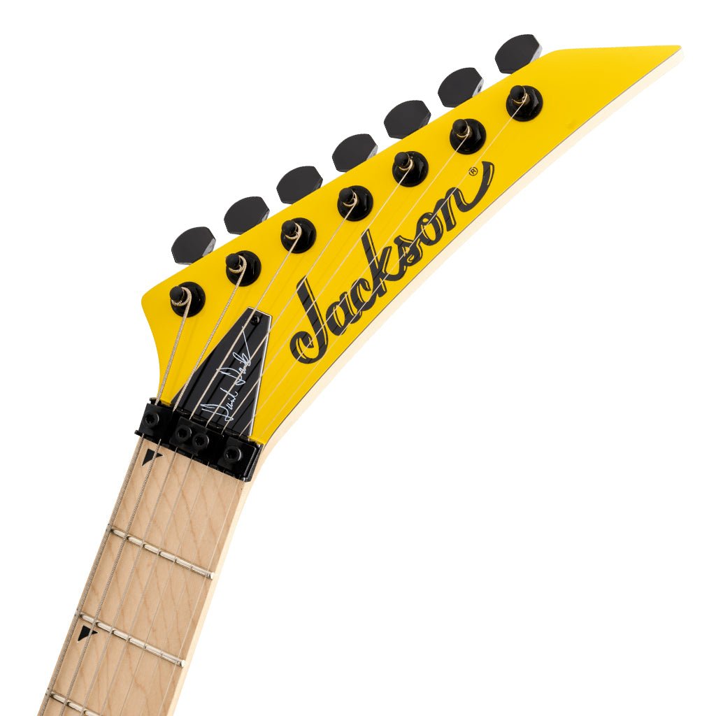 Jackson Pro Series Signature Dave Davidson Warrior WR7 Electric Guitar Maple Fingerboard Ferrari Yellow Electric Guitars Sky Music