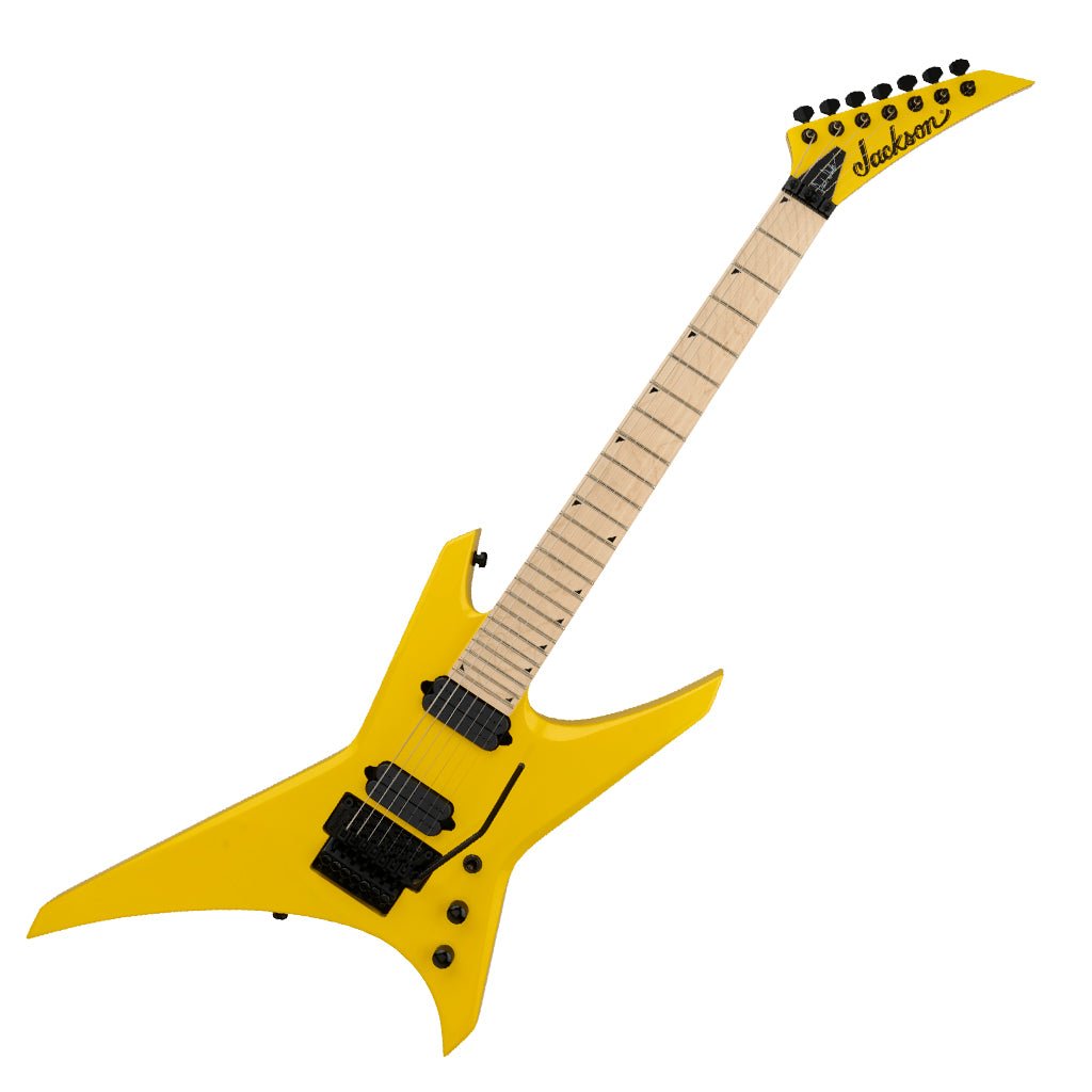 Jackson Pro Series Signature Dave Davidson Warrior WR7 Electric Guitar Maple Fingerboard Ferrari Yellow Electric Guitars Sky Music