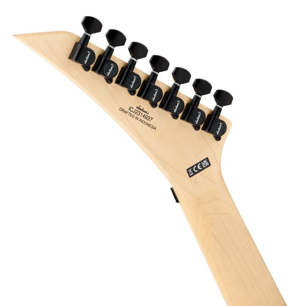 Jackson Pro Series Signature Dave Davidson Warrior WR7 Electric Guitar Maple Fingerboard Ferrari Yellow Electric Guitars Sky Music