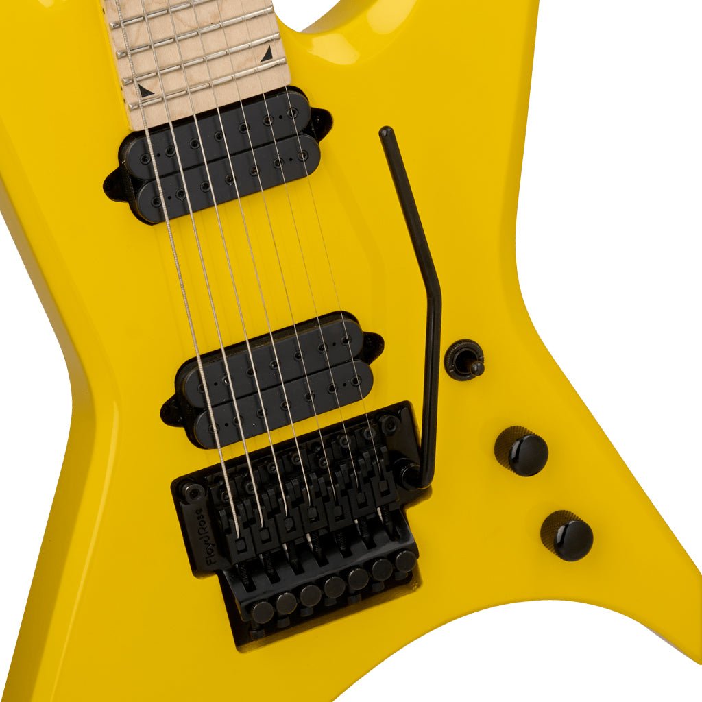 Jackson Pro Series Signature Dave Davidson Warrior WR7 Electric Guitar Maple Fingerboard Ferrari Yellow Electric Guitars Sky Music