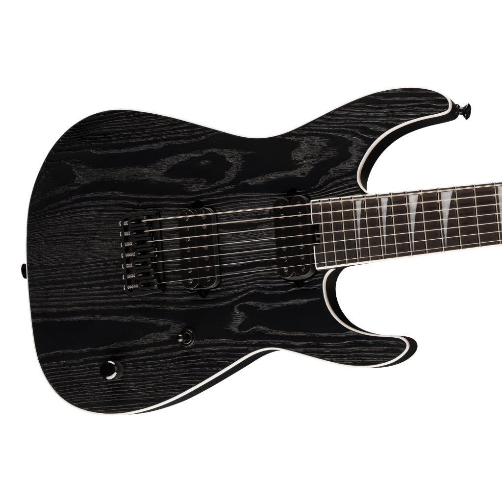 Jackson Pro Series Signature Jeff Loomis Soloist™ SL7 HT with Ebony Fingerboard - Black Ash Electric Guitars Sky Music