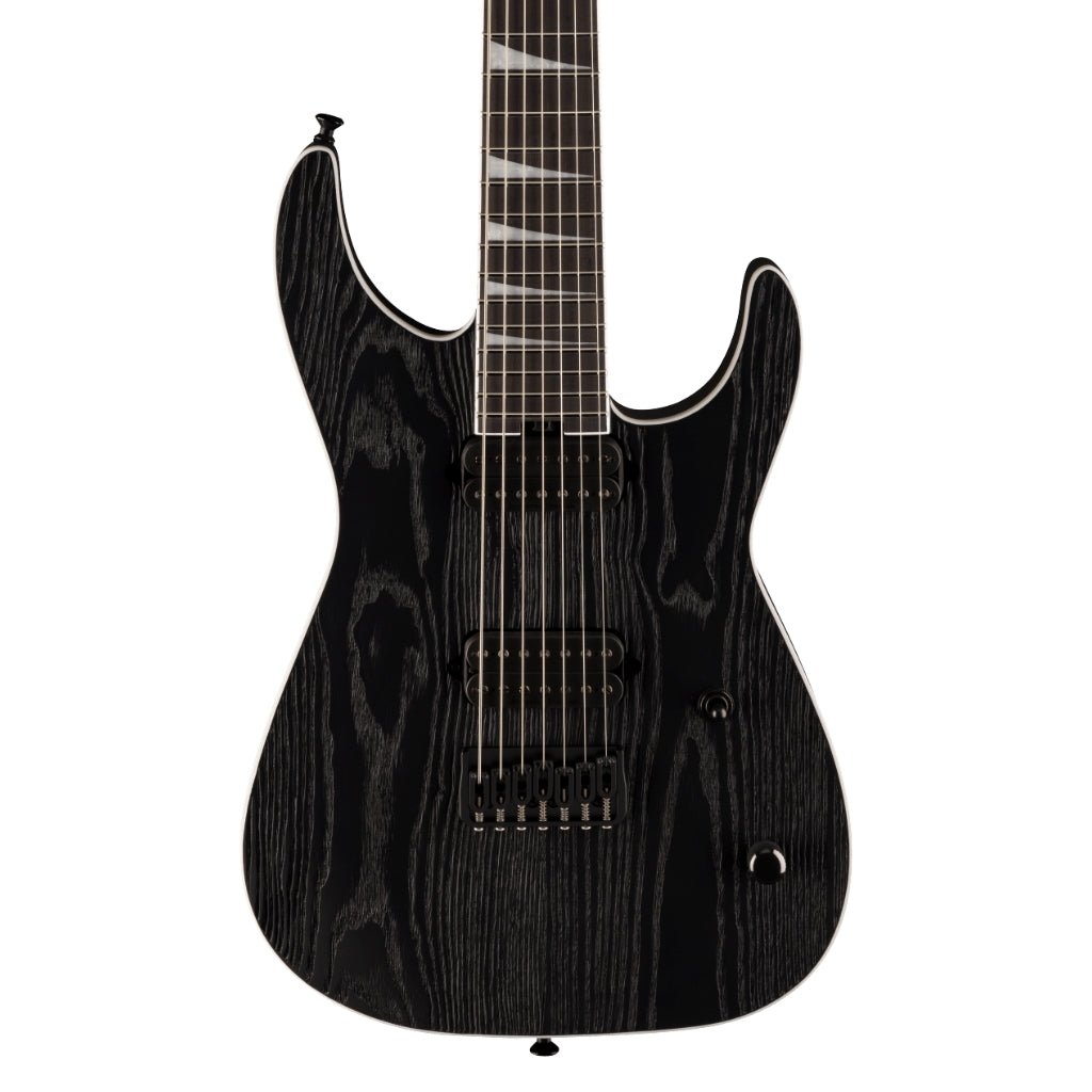 Jackson Pro Series Signature Jeff Loomis Soloist™ SL7 HT with Ebony Fingerboard - Black Ash Electric Guitars Sky Music