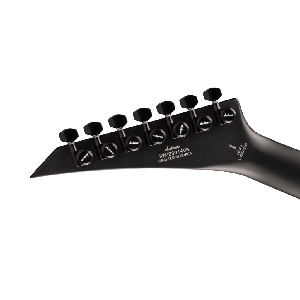 Jackson Pro Series Signature Jeff Loomis Soloist™ SL7 HT with Ebony Fingerboard - Black Ash Electric Guitars Sky Music