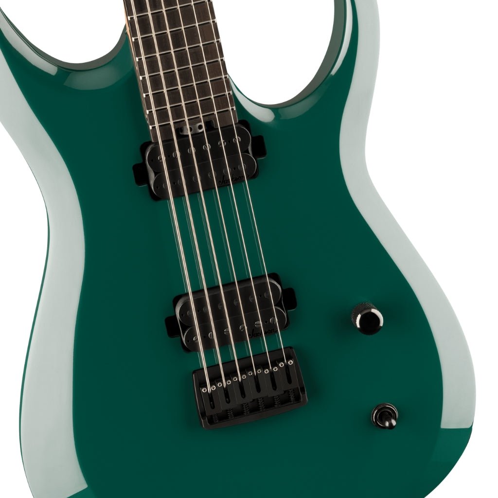 Jackson Pro Series Signature Roman Ibramkhalilov MDK HT6 Baritone with Ebony Fingerboard - Emerald Green Electric Guitars Sky Music