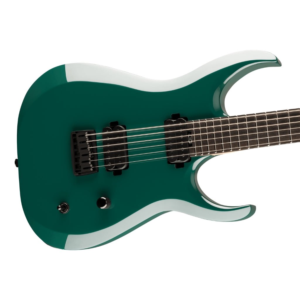 Jackson Pro Series Signature Roman Ibramkhalilov MDK HT6 Baritone with Ebony Fingerboard - Emerald Green Electric Guitars Sky Music