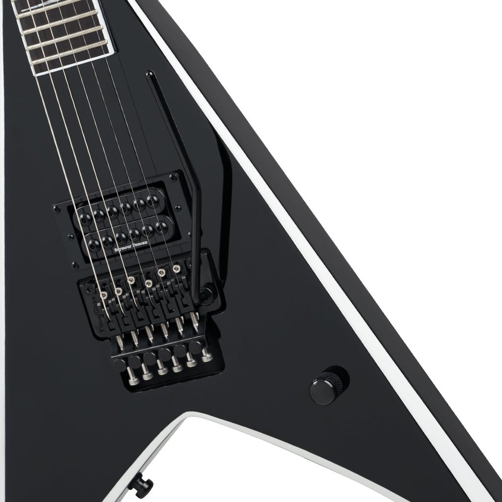 Jackson Pro Series Signature Wes Borland King V Electric Guitar - Black w/White Bevels Electric Guitars Sky Music