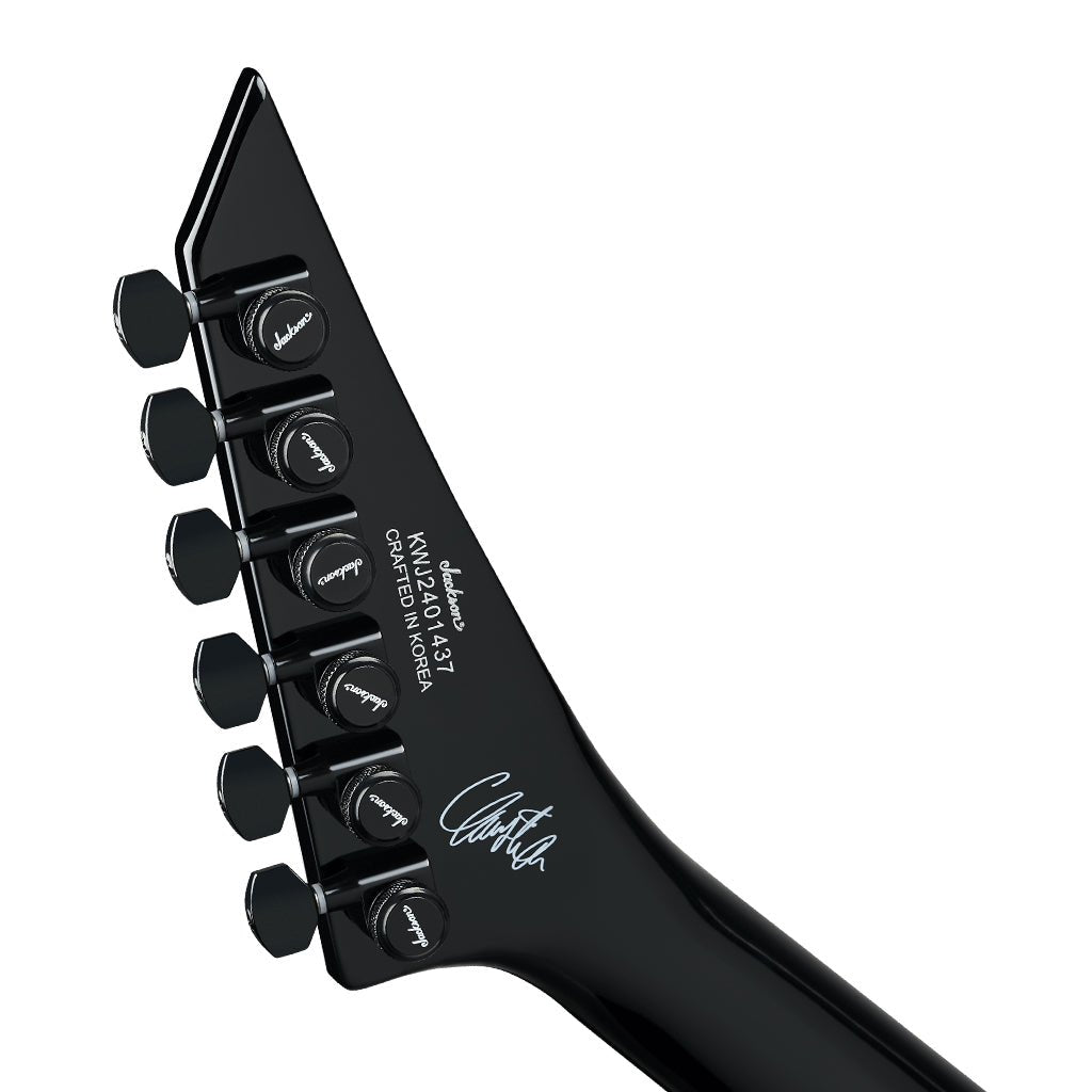 Jackson RR24 Pro Plus Series Signature Christian Andreu Rhoads w/Evertune Electric Guitar - Black w/White Bevels Electric Guitars Sky Music