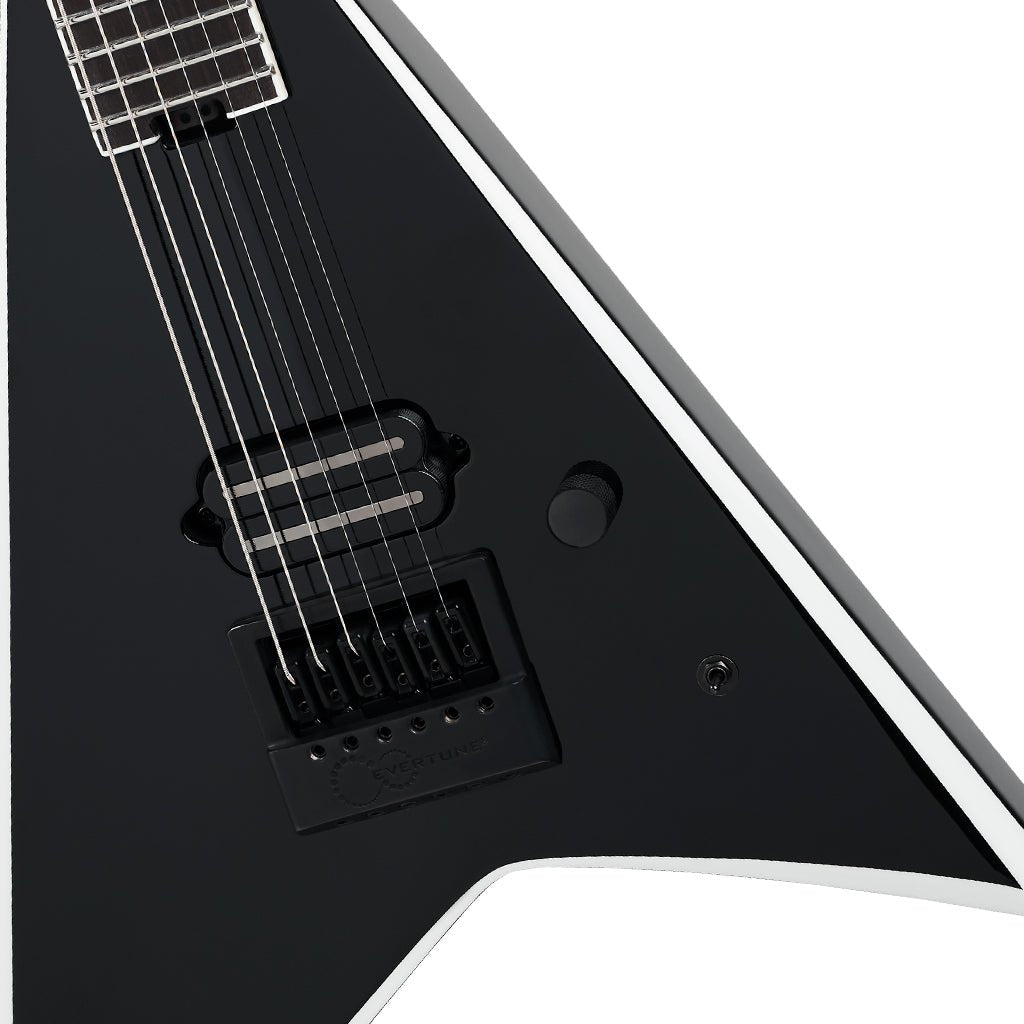 Jackson RR24 Pro Plus Series Signature Christian Andreu Rhoads w/Evertune Electric Guitar - Black w/White Bevels Electric Guitars Sky Music