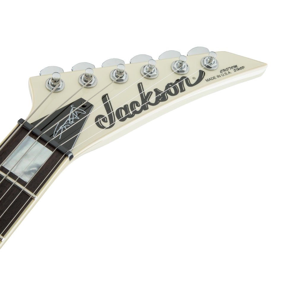 Jackson USA Signature Scott Ian King V™ KVT, Rosewood Fingerboard, Ivory Electric Guitars Sky Music