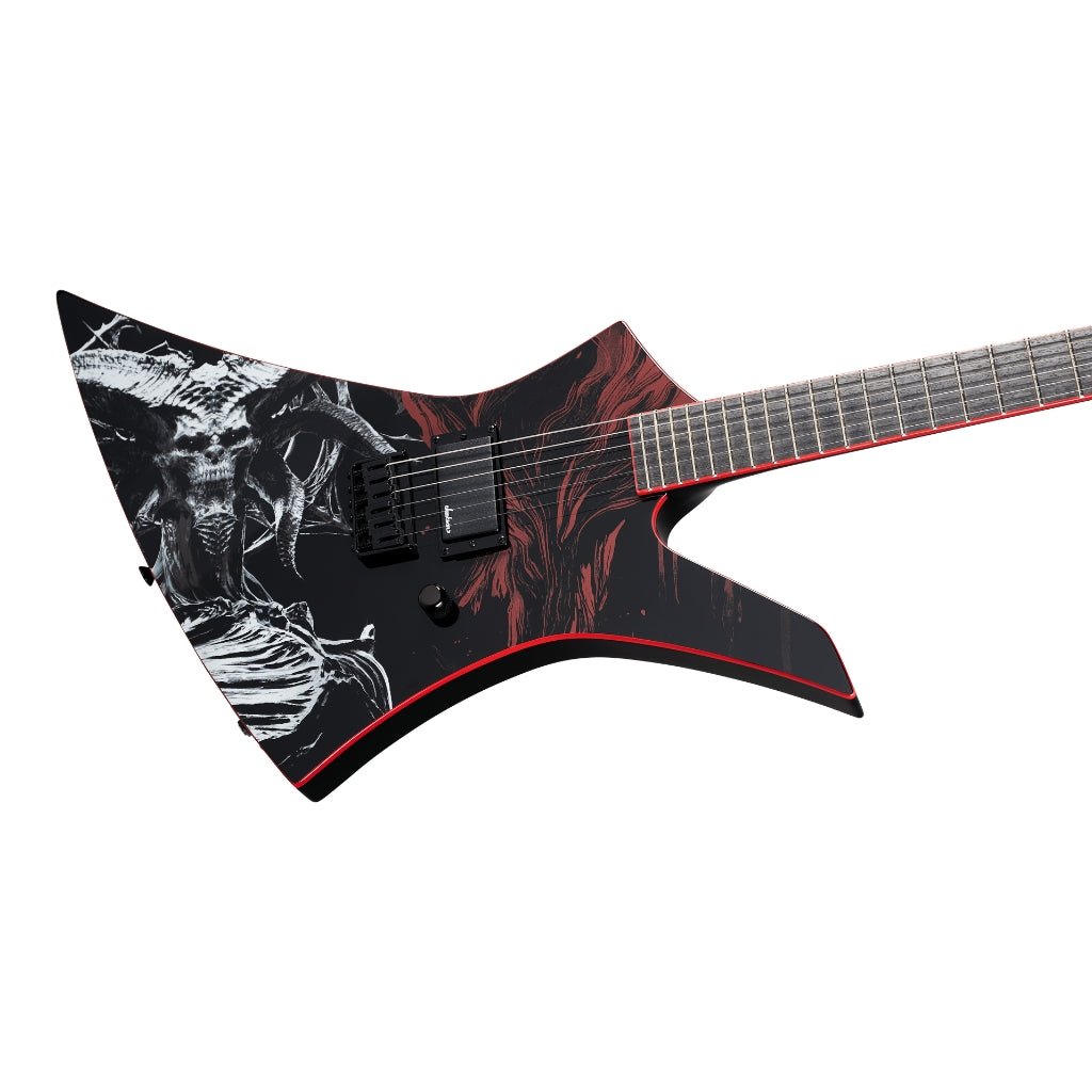 Jackson X Series Limited Diablo Kelly Electric Guitar - "Lord of Hatred" Artwork Electric Guitars Sky Music