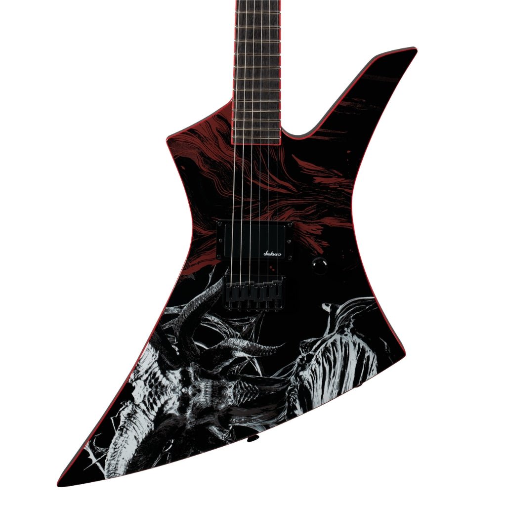 Jackson X Series Limited Diablo Kelly Electric Guitar - "Lord of Hatred" Artwork Electric Guitars Sky Music