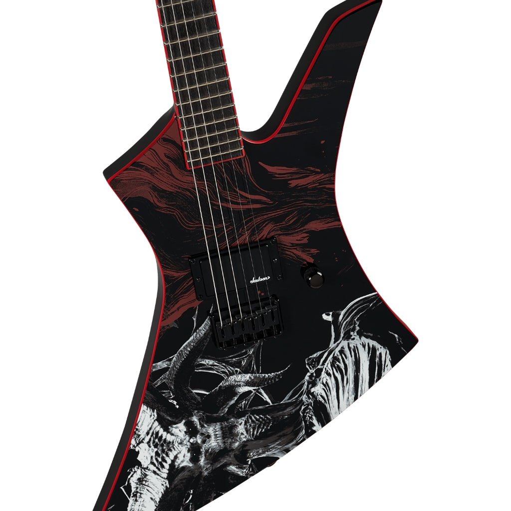 Jackson X Series Limited Diablo Kelly Electric Guitar - "Lord of Hatred" Artwork Electric Guitars Sky Music