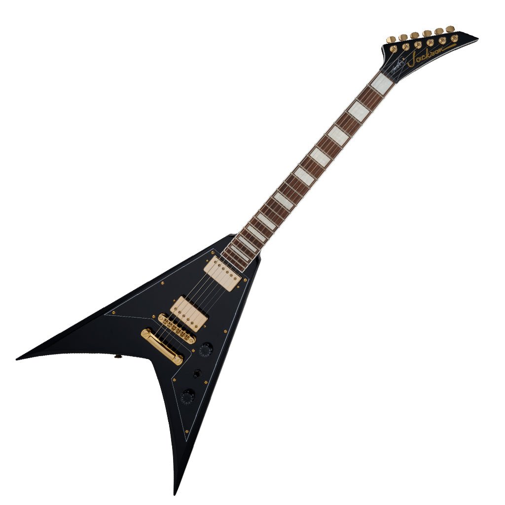 Jackson X Series Scott Ian King V KVXT Electric Guitar Laurel Fingerboard Gloss Black Electric Guitars Sky Music