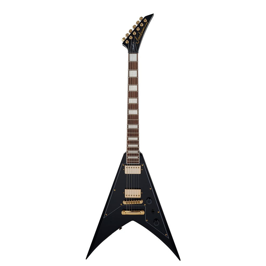 Jackson X Series Scott Ian King V KVXT Electric Guitar Laurel Fingerboard Gloss Black Electric Guitars Sky Music