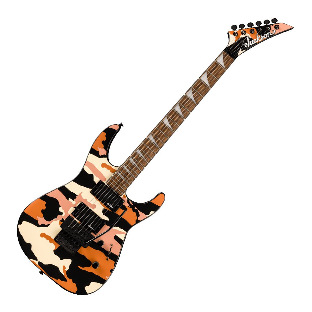 Jackson X Series Soloist SLX DX Camo Butterscotch Camo Electric Guitars Sky Music