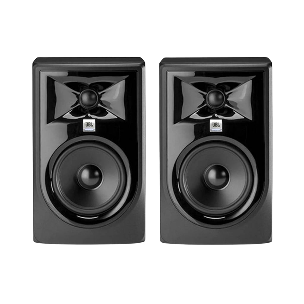 JBL - LSR305 5" Two-Way Powered Bi-Amp - Studio Monitor Pair