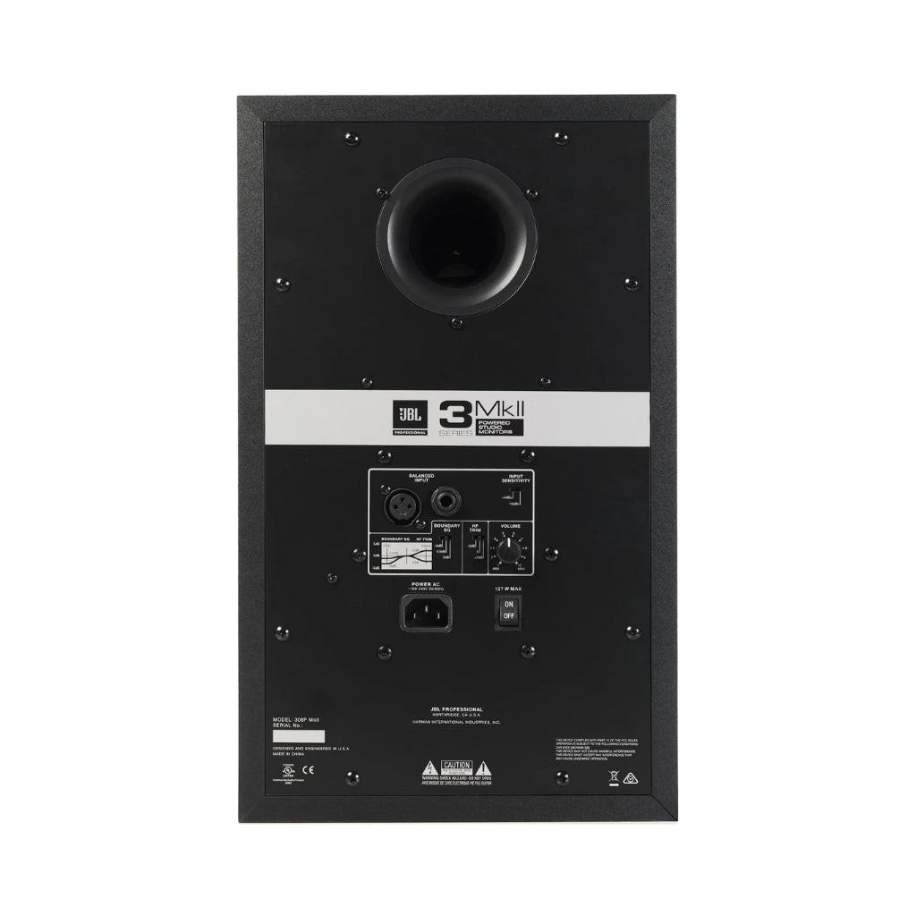 JBL LSR308 MKII 8" Powered Studio Monitor Pair with LSR310 Sub Studio Monitors Sky Music