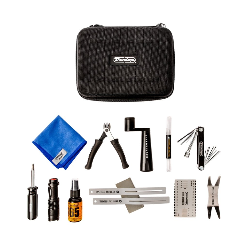 Jim Dunlop DGT122 System 65 Complete Guitar and Bass Setup Tool Kit Instrument Maintenance Sky Music