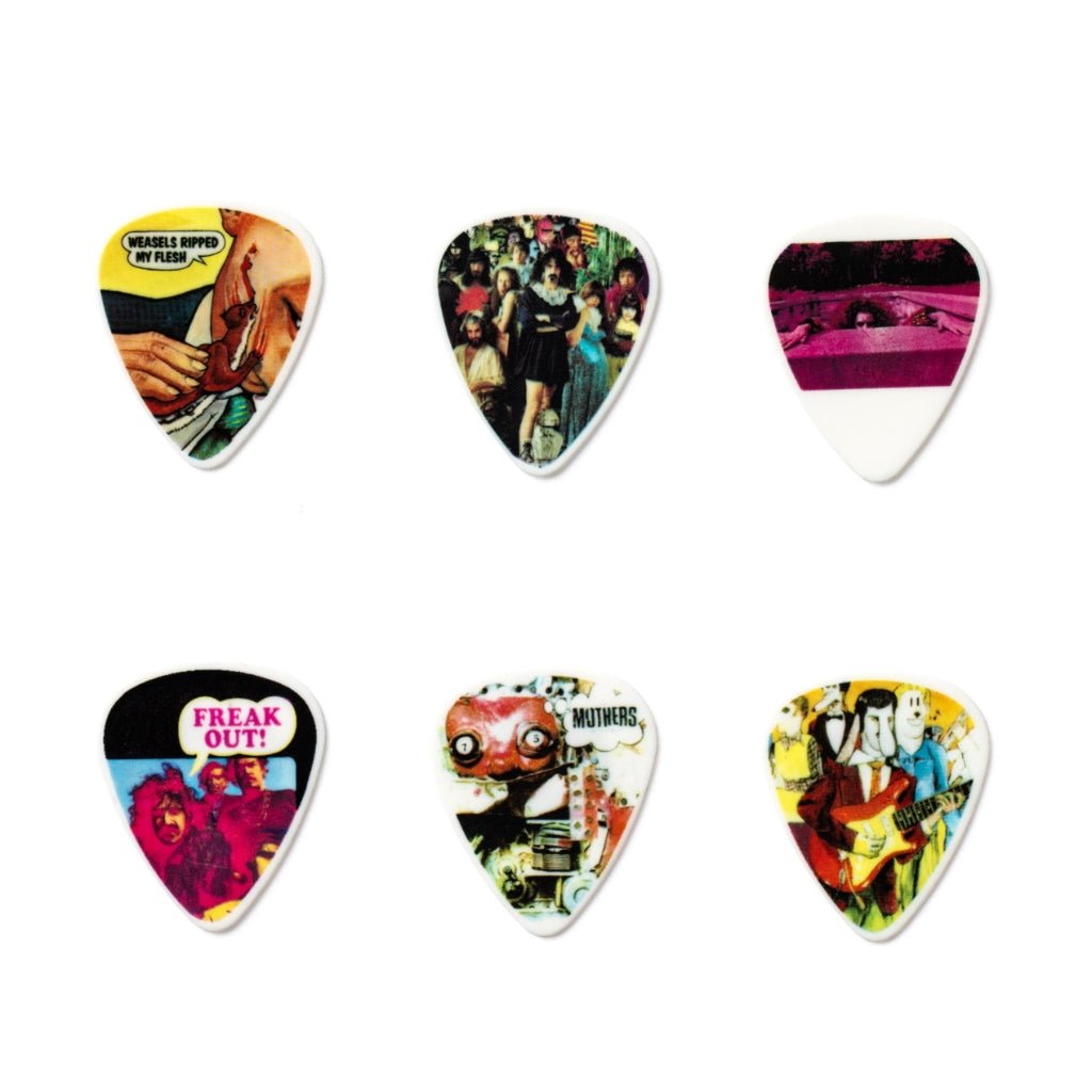 Jim Dunlop Frank Zappa Pick Tin - Yellow Guitar Picks Sky Music
