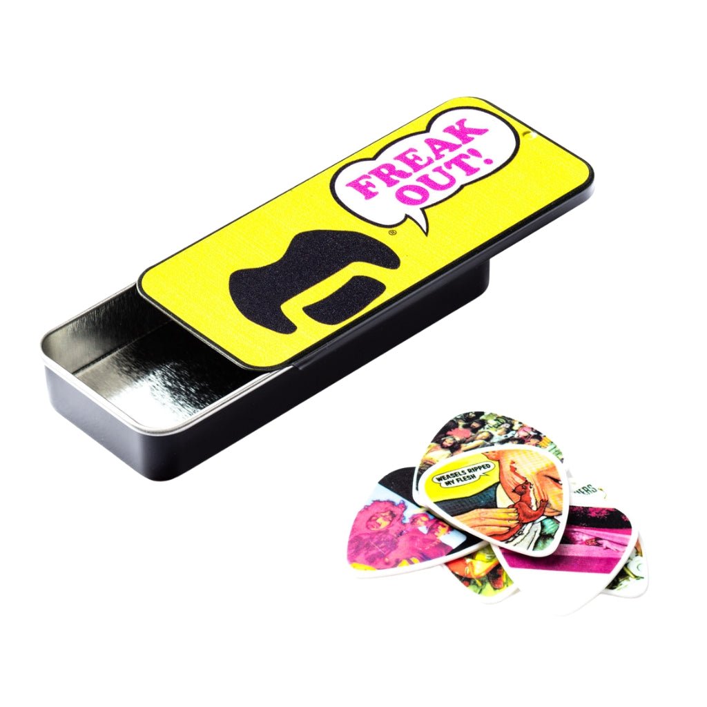 Jim Dunlop Frank Zappa Pick Tin - Yellow Guitar Picks Sky Music