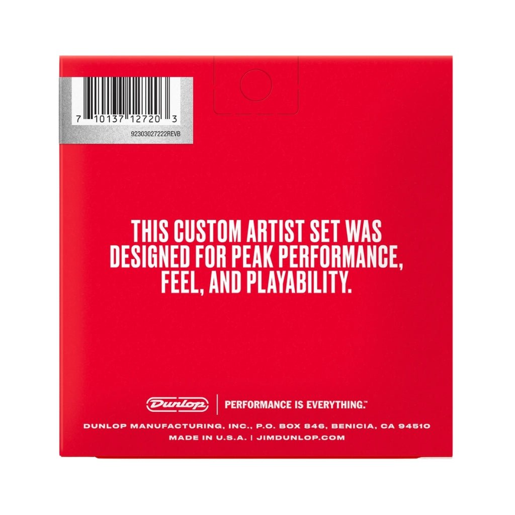 Jim Dunlop Jim Root String Lab Drop B Electric Guitar Strings - Medium Extra Heavy Fretted Instrument Strings Sky Music