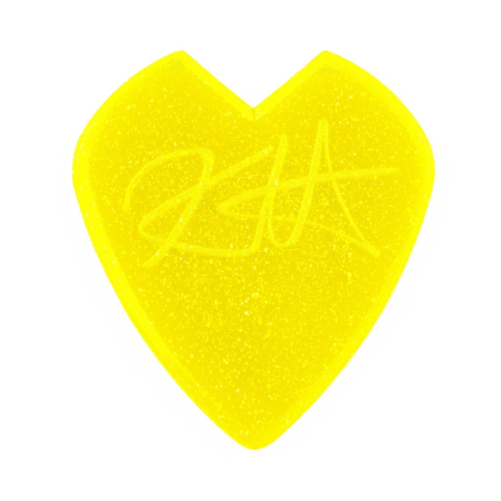 Jim Dunlop Kirk Hammett Custom Jazz III Yellow Glitter Players Pack Guitar Picks Sky Music